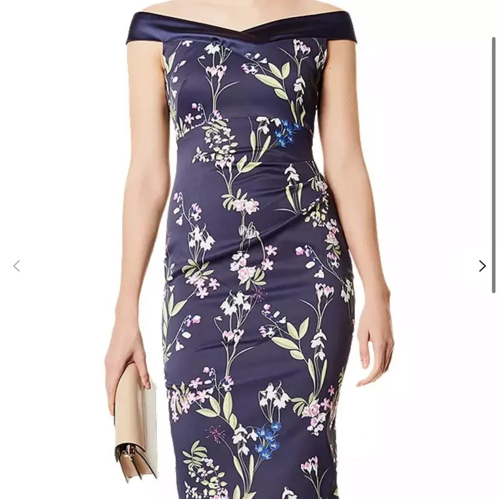 Karen Millen | off shoulder vavavoom pencil dress - Picture 4 of 9